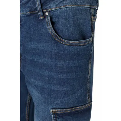 Pantaloni stretch, din denim, cu buzunare multiple / Velilla / Pantaloni, salopete, colanți