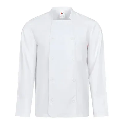 Tunică bucătar, cu mânecă lungă / Velilla / Îmbrăcăminte bucătari, ospătari, HoReCa