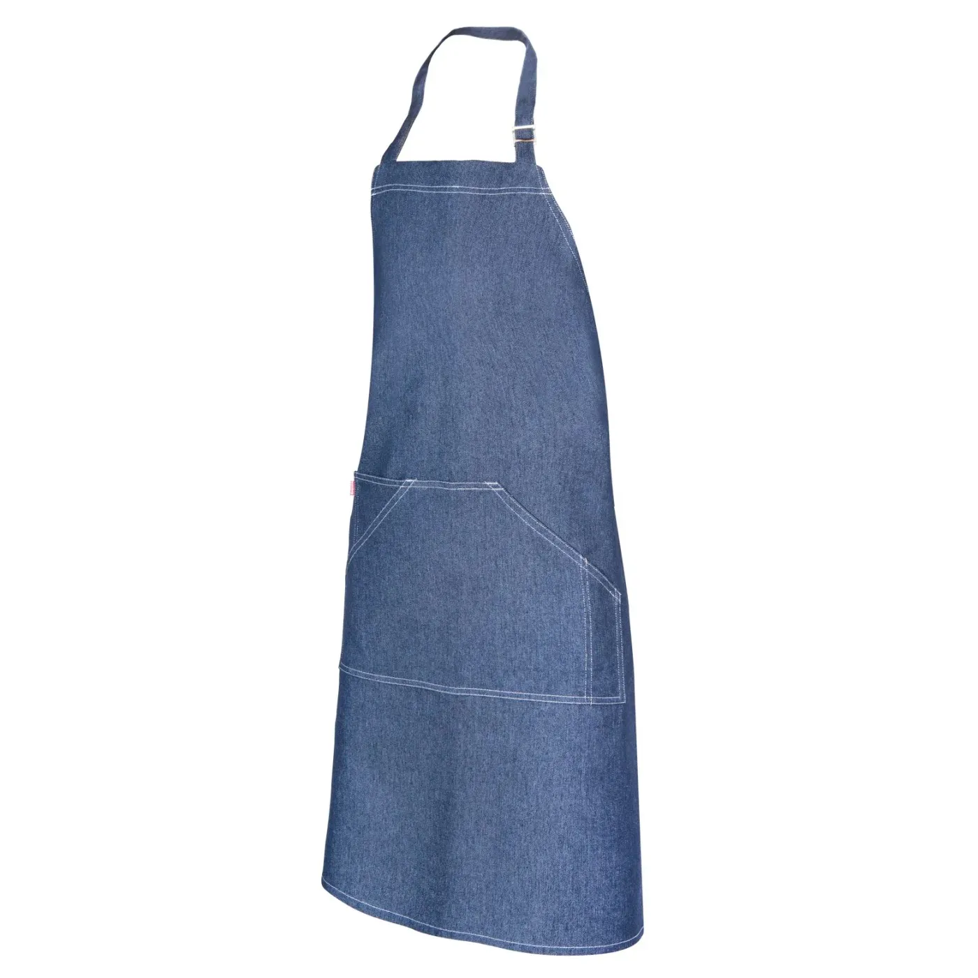 Şorţ cu pieptar, din material denim / Velilla / Îmbrăcăminte bucătari, ospătari, HoReCa