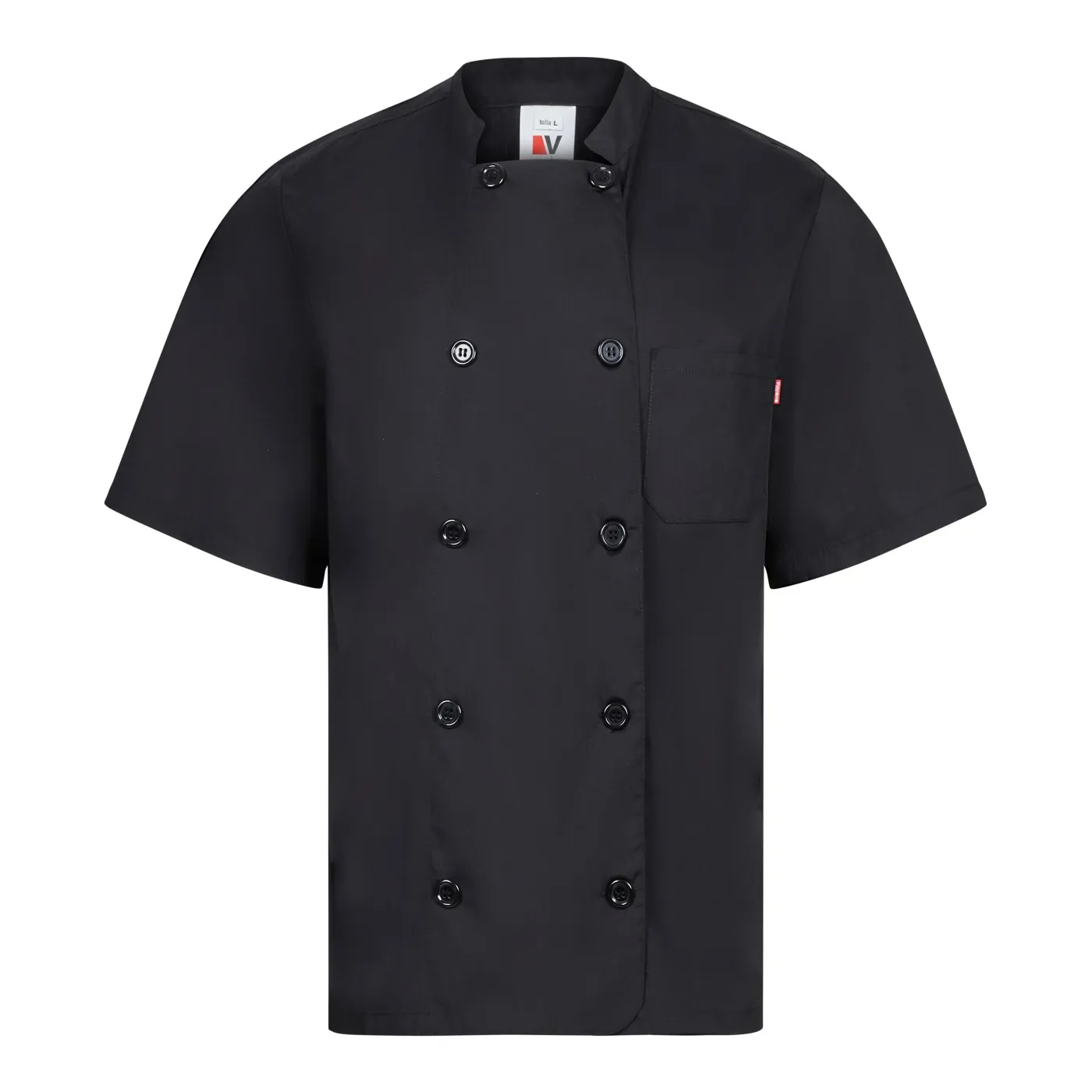 Jachetă bucătar, cu mânecă scurtă / Velilla / Îmbrăcăminte bucătari, ospătari, HoReCa