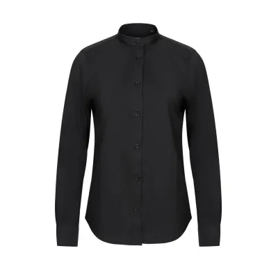 Cămașă stretch, cu mânecă lungă, guler tip bandă, pentru femei / Velilla / Îmbrăcăminte bucătari, ospătari, HoReCa
