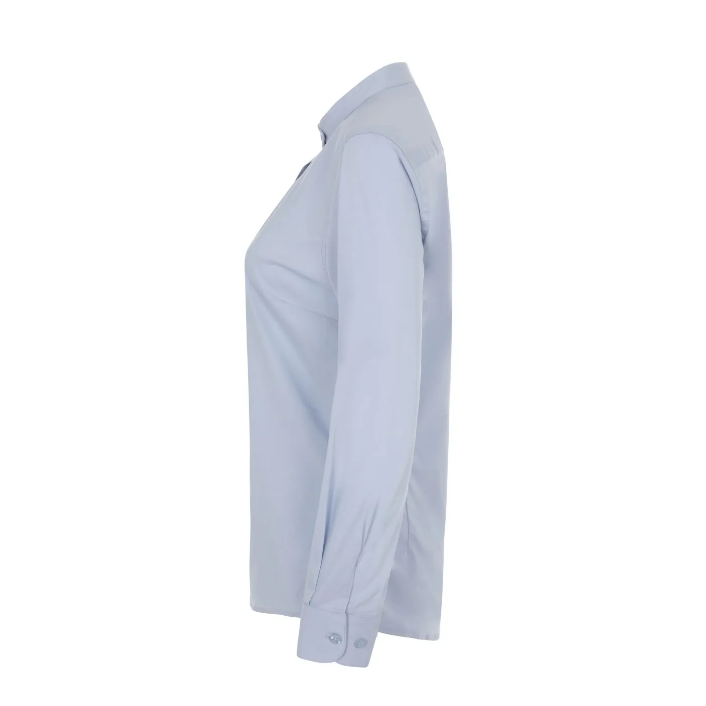 Cămașă stretch, cu mânecă lungă, guler tip bandă, pentru femei / Velilla / Îmbrăcăminte bucătari, ospătari, HoReCa
