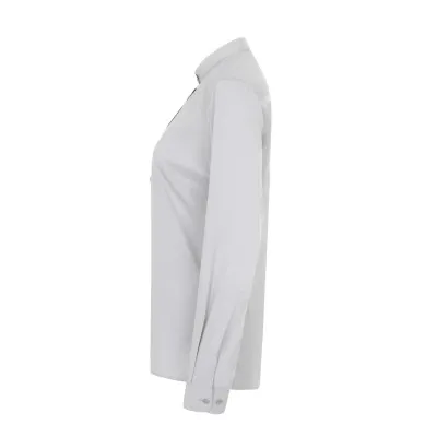 Cămașă stretch, cu mânecă lungă, guler tip bandă, pentru femei / Velilla / Îmbrăcăminte bucătari, ospătari, HoReCa