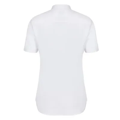 Cămașă stretch, cu mânecă scurtă, guler tip bandă, pentru femei / Velilla / Îmbrăcăminte bucătari, ospătari, HoReCa