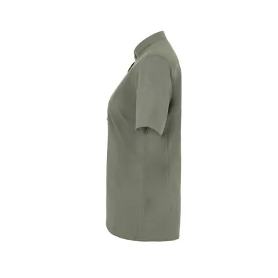 Cămașă stretch, cu mânecă scurtă, guler tip bandă, pentru femei / Velilla / Îmbrăcăminte bucătari, ospătari, HoReCa