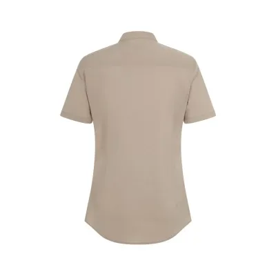Cămașă stretch, cu mânecă scurtă, guler tip bandă, pentru femei / Velilla / Îmbrăcăminte bucătari, ospătari, HoReCa