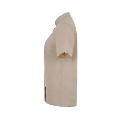 Cămașă stretch, cu mânecă scurtă, guler tip bandă, pentru femei / Velilla / Îmbrăcăminte bucătari, ospătari, HoReCa