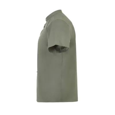Cămașă cu mânecă scurtă, cu guler tip bandă, pentru bărbați / Velilla / Îmbrăcăminte bucătari, ospătari, HoReCa