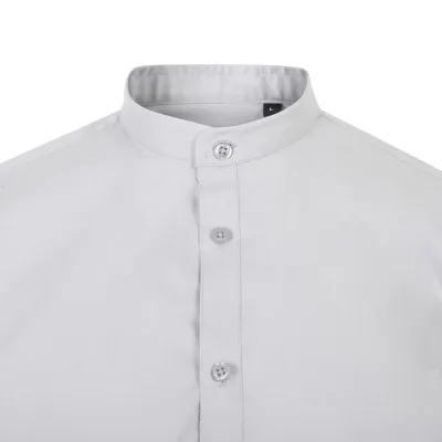 Cămașă cu mânecă scurtă, cu guler tip bandă, pentru bărbați / Velilla / Îmbrăcăminte bucătari, ospătari, HoReCa