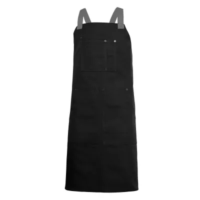 Șorț din pânză, în două tonuri / Velilla / Îmbrăcăminte bucătari, ospătari, HoReCa