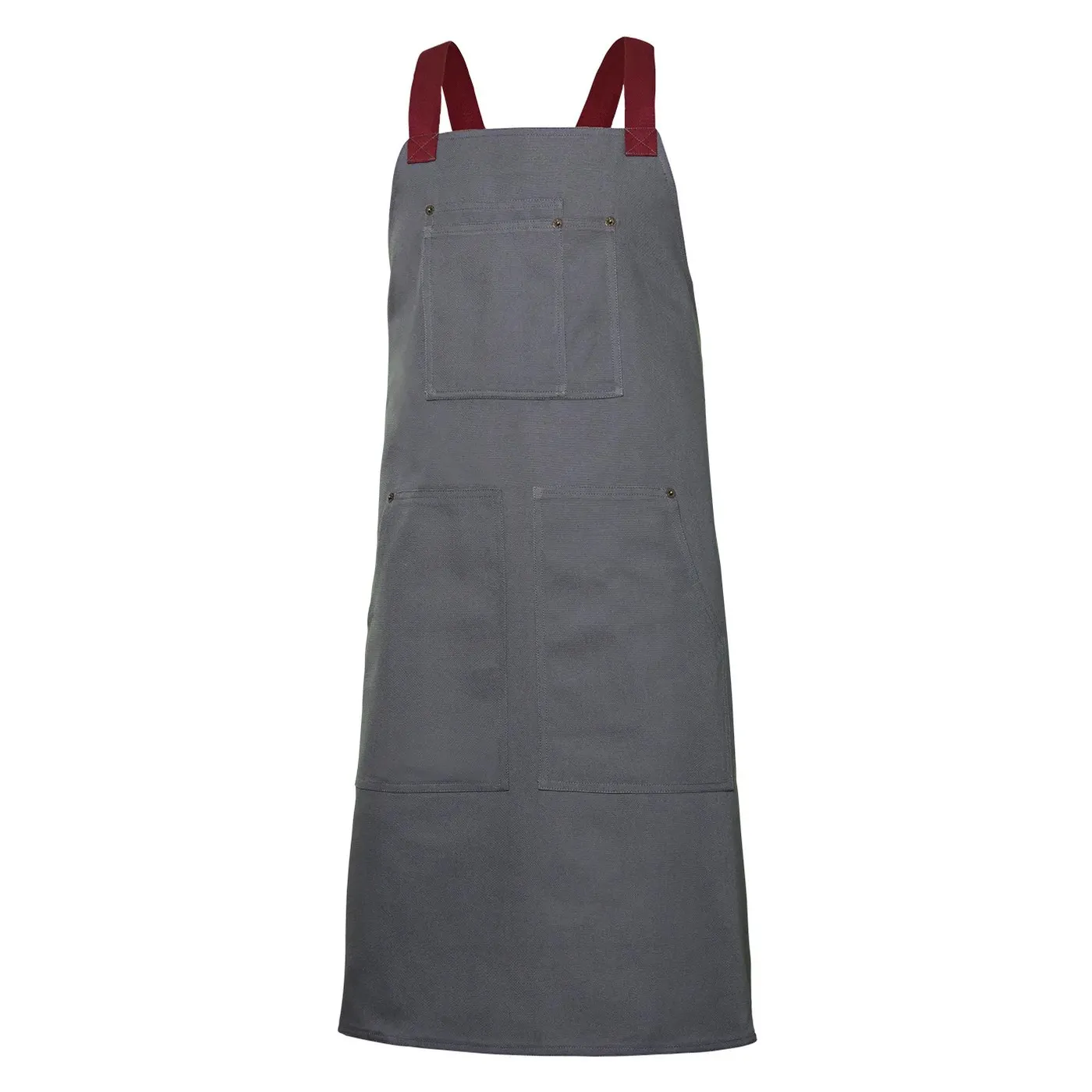 Șorț din pânză, în două tonuri / Velilla / Îmbrăcăminte bucătari, ospătari, HoReCa