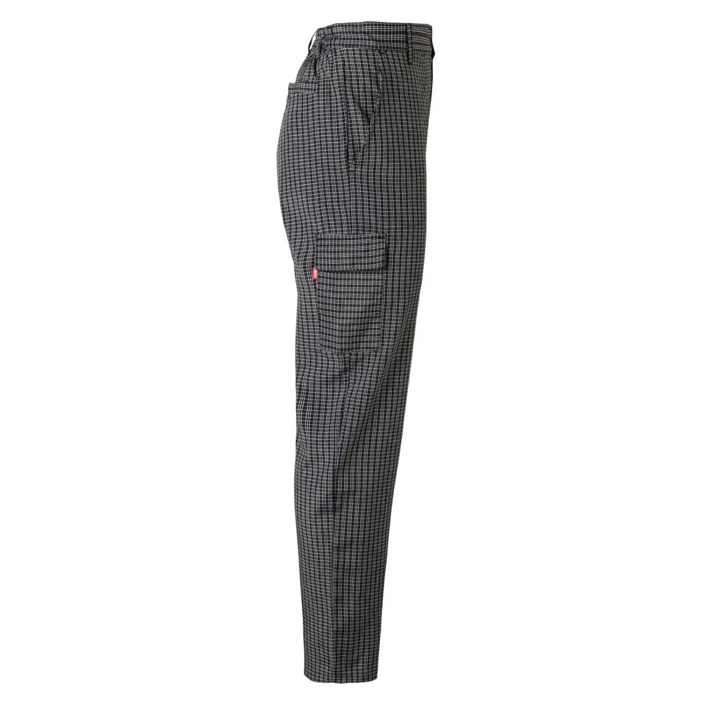 Pantaloni bucătar, în carouri, cu buzunare multiple / Velilla / Îmbrăcăminte bucătari, ospătari, HoReCa