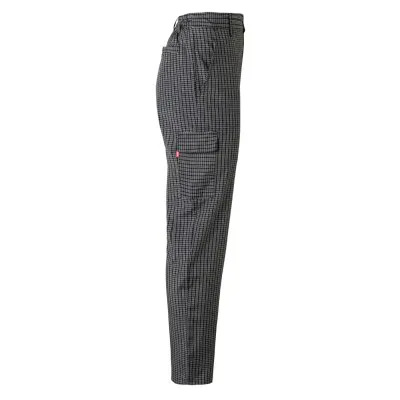 Pantaloni bucătar, în carouri, cu buzunare multiple / Velilla / Îmbrăcăminte bucătari, ospătari, HoReCa