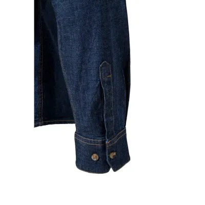 Cămașă stretch, cu mânecă lungă, din denim, pentru bărbați / Velilla / Îmbrăcăminte bucătari, ospătari, HoReCa