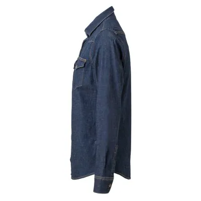 Cămașă stretch, cu mânecă lungă, din denim, pentru femei / Velilla / Îmbrăcăminte bucătari, ospătari, HoReCa