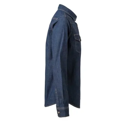 Cămașă stretch, cu mânecă lungă, din denim, pentru femei / Velilla / Îmbrăcăminte bucătari, ospătari, HoReCa