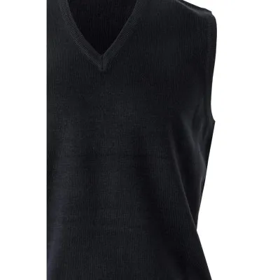 Vestă din tricot fin, cu decolteu în V / Velilla / Îmbrăcăminte bucătari, ospătari, HoReCa