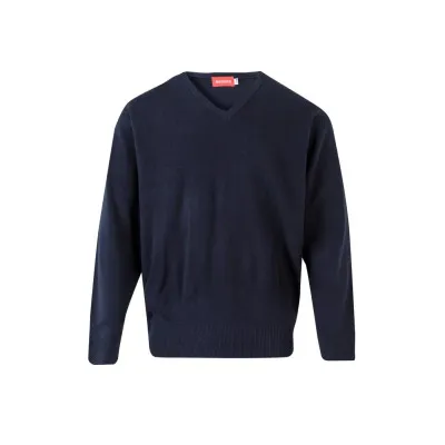 Pulover din tricot fin, cu decolteu în V / Velilla / Îmbrăcăminte bucătari, ospătari, HoReCa