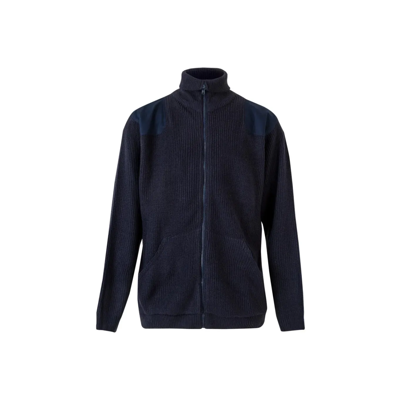 Pulover pe gât, cu fermoar, din tricot gros / Velilla / Hanorace, bluze softshell, polar și fleece