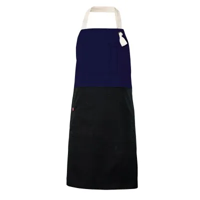 Șorț bicolor cu pieptar, diverse culori / Velilla / Îmbrăcăminte bucătari, ospătari, HoReCa
