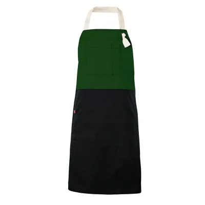 Șorț bicolor cu pieptar, diverse culori / Velilla / Îmbrăcăminte bucătari, ospătari, HoReCa