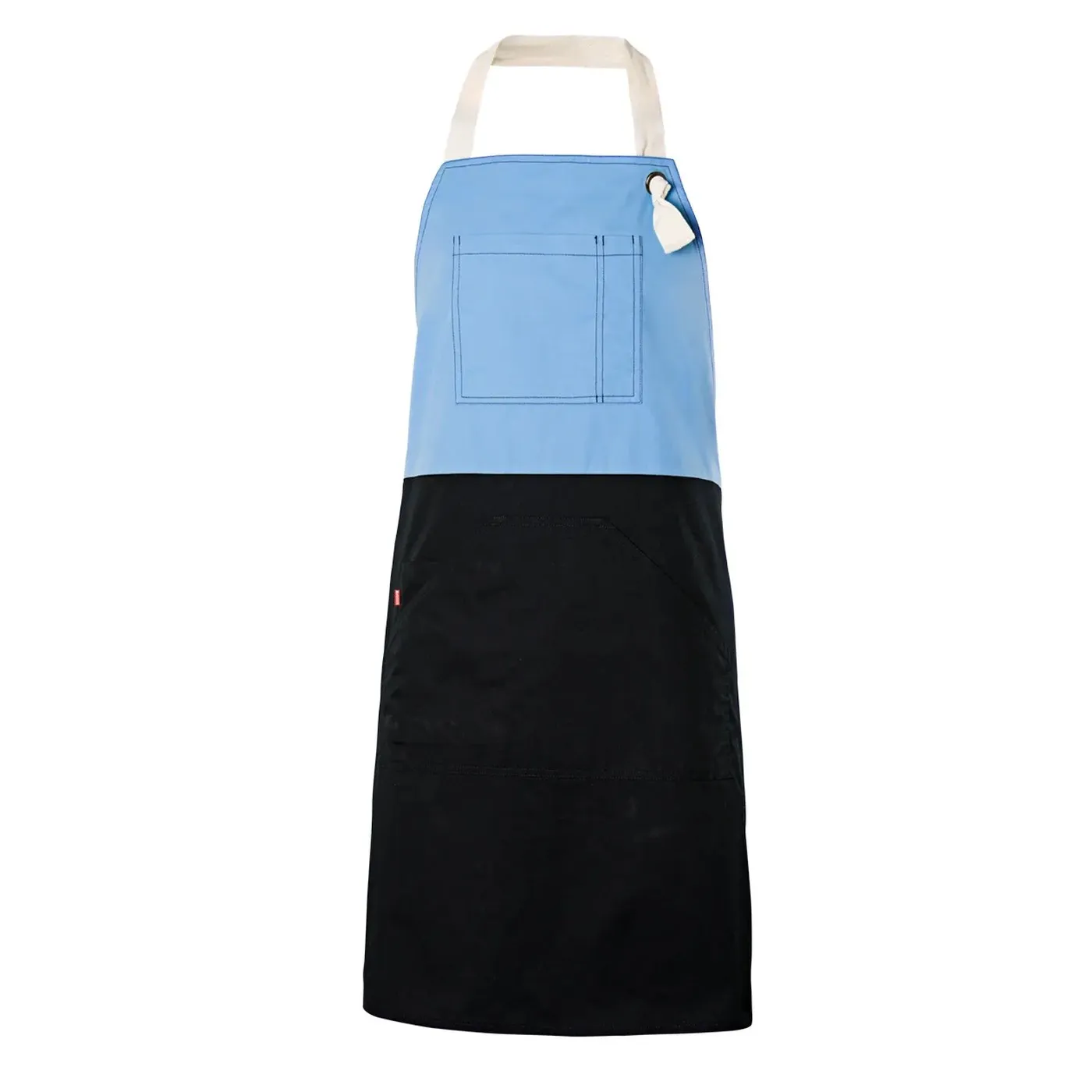 Șorț bicolor cu pieptar, diverse culori / Velilla / Îmbrăcăminte bucătari, ospătari, HoReCa