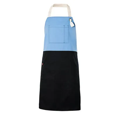 Șorț bicolor cu pieptar, diverse culori / Velilla / Îmbrăcăminte bucătari, ospătari, HoReCa