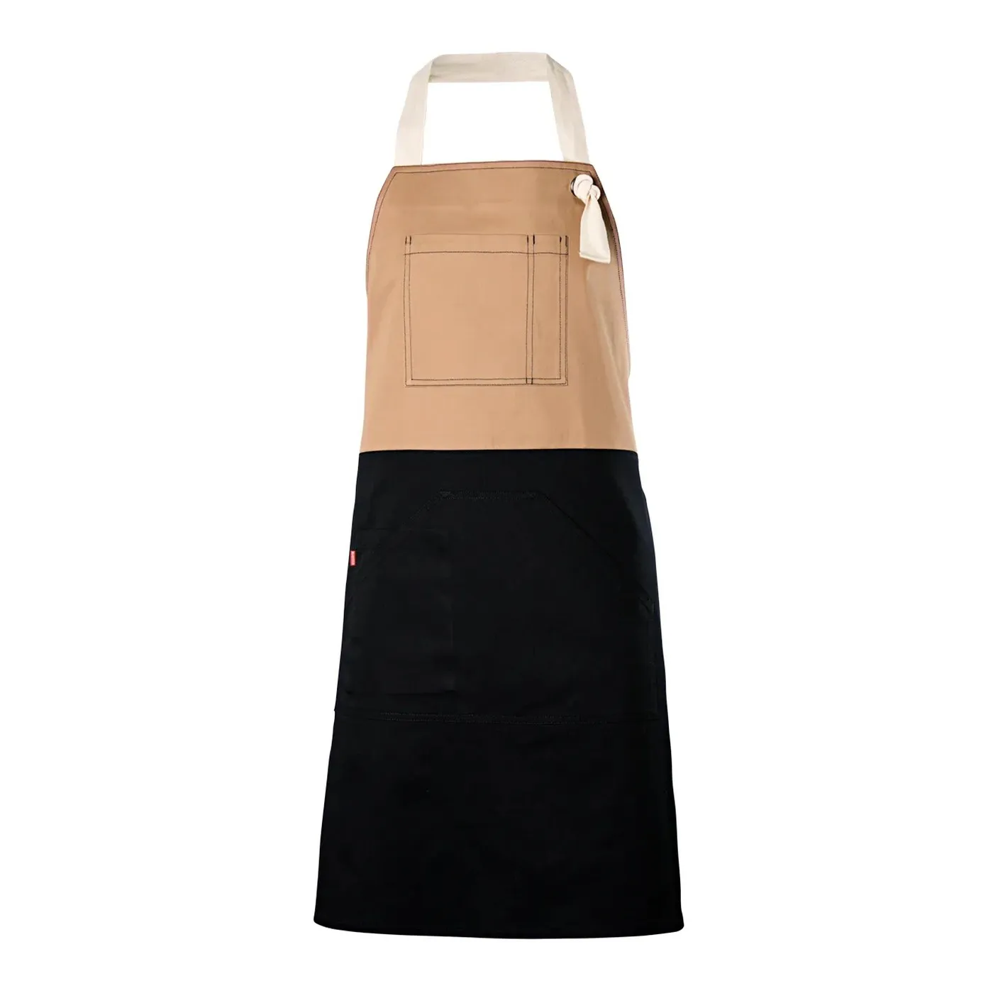 Șorț bicolor cu pieptar, diverse culori / Velilla / Îmbrăcăminte bucătari, ospătari, HoReCa