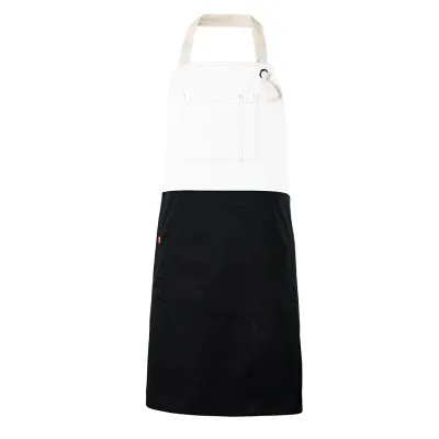 Șorț bicolor cu pieptar, diverse culori / Velilla / Îmbrăcăminte bucătari, ospătari, HoReCa