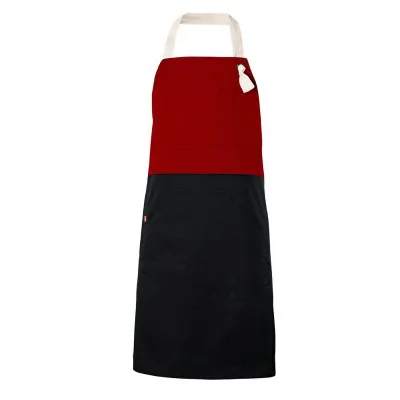 Șorț bicolor cu pieptar, diverse culori / Velilla / Îmbrăcăminte bucătari, ospătari, HoReCa