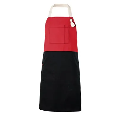 Șorț bicolor cu pieptar, diverse culori / Velilla / Îmbrăcăminte bucătari, ospătari, HoReCa