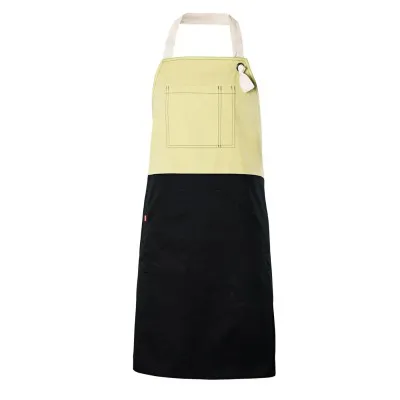 Șorț bicolor cu pieptar, diverse culori / Velilla / Îmbrăcăminte bucătari, ospătari, HoReCa