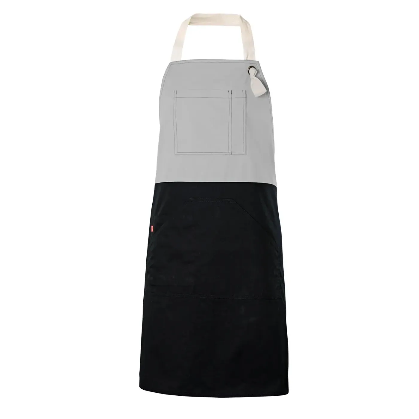 Șorț bicolor cu pieptar, diverse culori / Velilla / Îmbrăcăminte bucătari, ospătari, HoReCa
