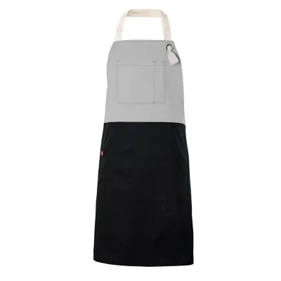 Șorț bicolor cu pieptar, diverse culori / Velilla / Îmbrăcăminte bucătari, ospătari, HoReCa