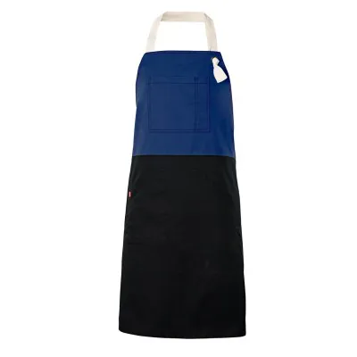 Șorț bicolor cu pieptar, diverse culori / Velilla / Îmbrăcăminte bucătari, ospătari, HoReCa