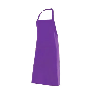 Șorț cu pieptar și cu buzunar, din poliester, diverse culori / Velilla / Îmbrăcăminte bucătari, ospătari, HoReCa