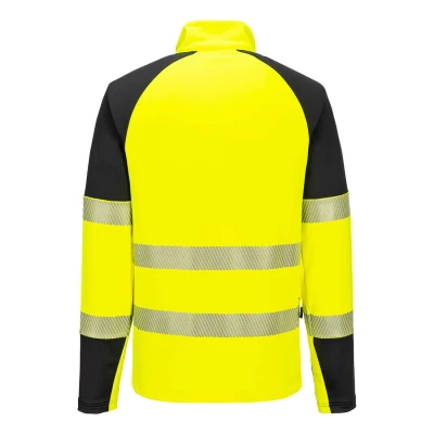 T172 - Hanorac HiVis PW3 cu fermoar 1/4 / Portwest / Hanorace, bluze softshell, polar și fleece