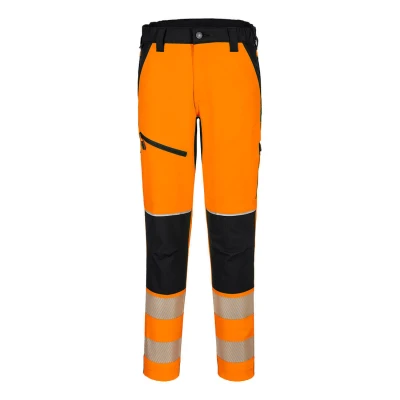 T140 - Pantaloni stretch HiVis PW3 / Portwest / Pantaloni, salopete, colanți