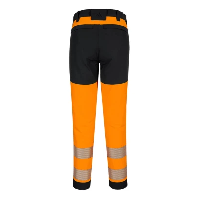 T140 - Pantaloni stretch HiVis PW3 / Portwest / Pantaloni, salopete, colanți