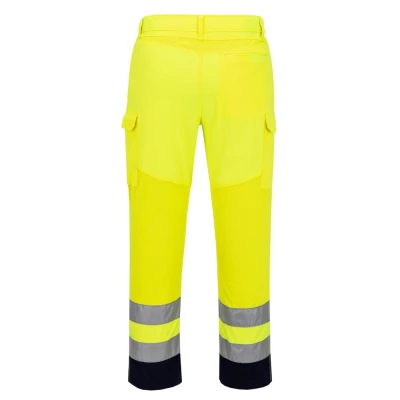 T143 - Pantaloni HiVis Mesh Panel / Portwest / Pantaloni, salopete, colanți