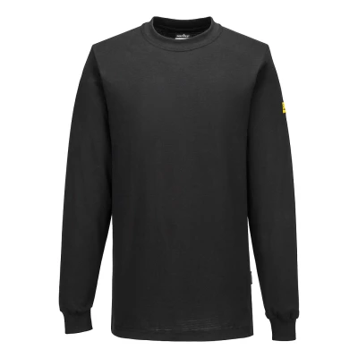 AS22 - Tricou antistatic ESD cu mânecă lungă / Portwest / Îmbrăcăminte ESD și antistatică