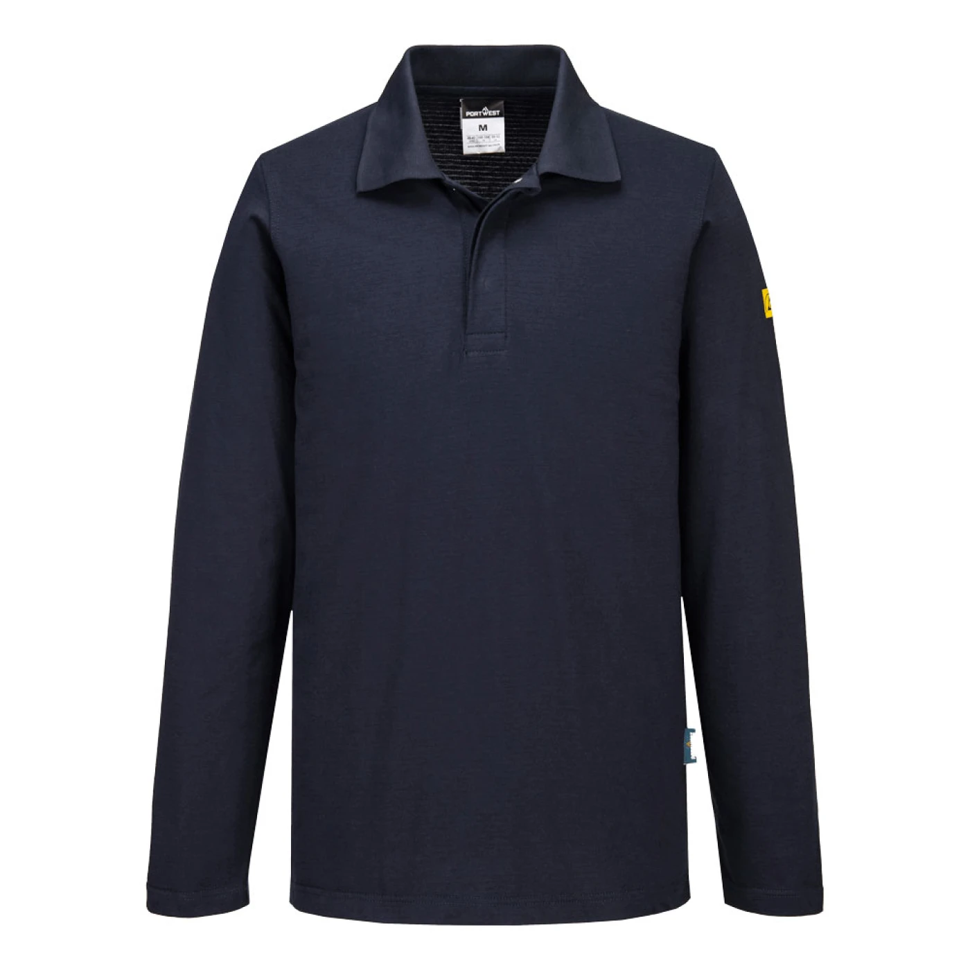 AS23 - Tricou polo antistatic ESD cu mânecă lungă / Portwest / Tricouri, bluze, cămăși