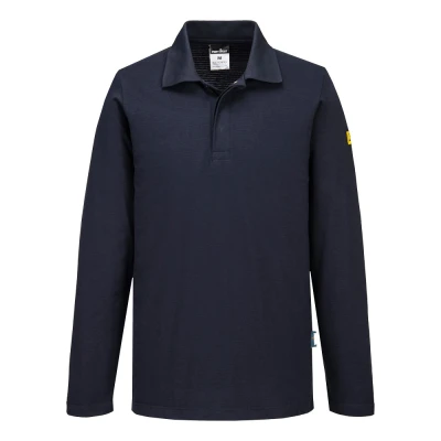 AS23 - Tricou polo antistatic ESD cu mânecă lungă / Portwest / Tricouri, bluze, cămăși