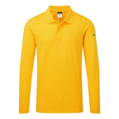 AS23 - Tricou polo antistatic ESD cu mânecă lungă / Portwest / Tricouri, bluze, cămăși