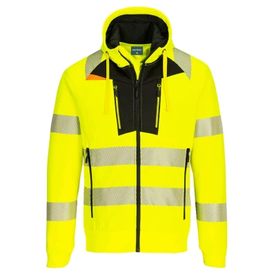 DX484 - Hanorac HiVis PW3 cu glugă / Portwest / Hanorace, bluze softshell, polar și fleece