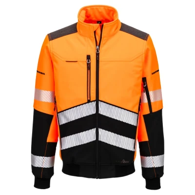EV468 - Jachetă HiVis Softshell Bomber EV4 (3L) / Portwest / Jachete și geci