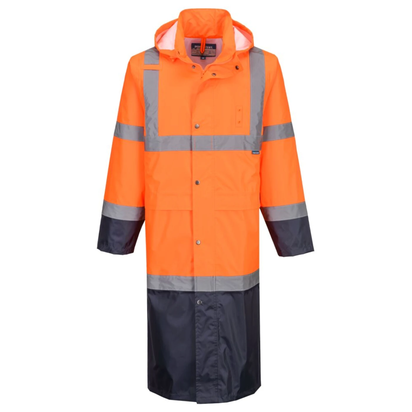 H446 - Pelerină de ploaie HiVis Contrast 122cm / Portwest / Îmbrăcăminte HiVis și reflectorizantă