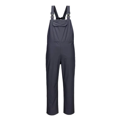 S653 - Pantaloni impermeabili cu pieptar Flexatex Chem / Portwest / Pantaloni, salopete, colanți