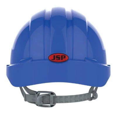 Cască de protecție EVO®3, HDPE,  cu ventilație, ham textil 6 puncte, glisieră de reglare / JSP / Căști de lucru și uz general