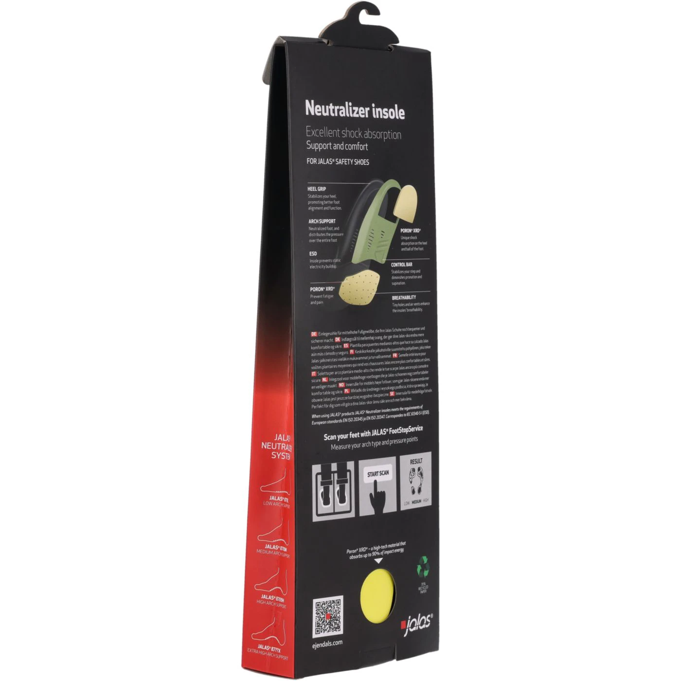 Branțuri JALAS NEUTRALIZER 8710M MEDIUM ARCH / Jalas / Accesorii, șosete, apărători, branțuri, diverse încălțăminte